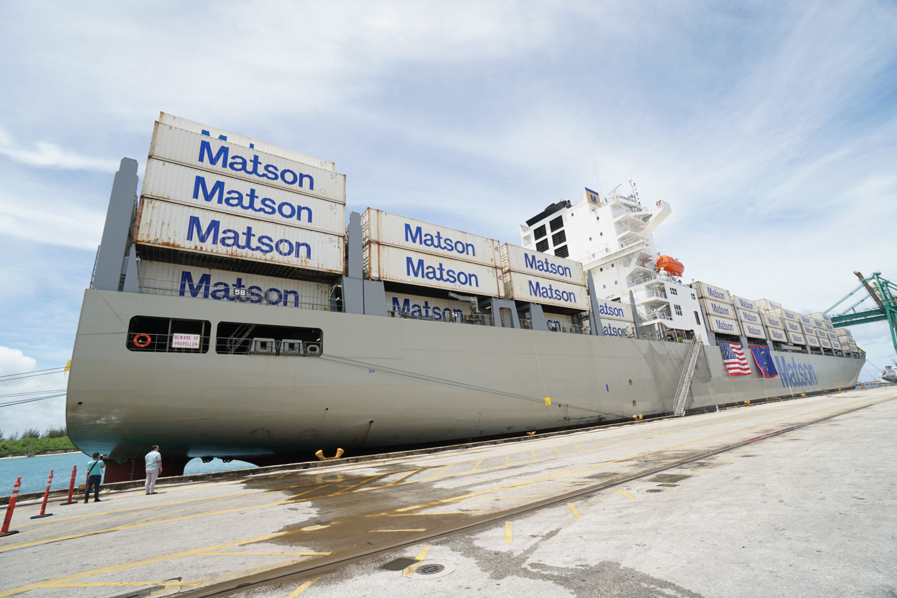 Guam in Photos 2019 - August - Matson ship ushers in new era